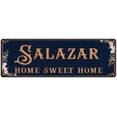 thumbnail image 1 of SALAZAR Home Sweet Home Victorian Look 6x18 Metal Sign 106180046670, 1 of 1