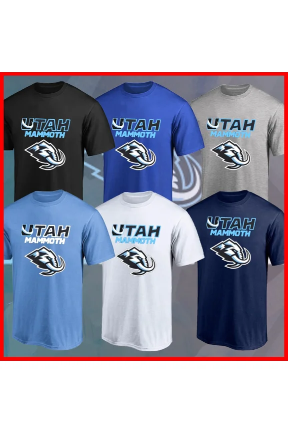 SALE 30%!!! Utah Mammoth Hockey Team 2025 Logo All Size