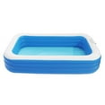 thumbnail image 1 of SALE CLEARANCE 120" x 72" x 22" Inflatable Swimming Pool - Wall Thickness 0.3mm Blue, 1 of 9