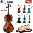 thumbnail image 1 of SALE CLEARANCE Acoustic Violin Fiddle Full Size with Bridge Bow Rosin Case Stringed Musical Instruments for Beginner Adult Boys Girls Children Kids (4/4), 1 of 8