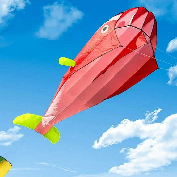 SALE CLEARANCE Kite Huge Pull Back Animal Kites with Handle and String for Park Beach Playground Outdoor Fun Dolphin