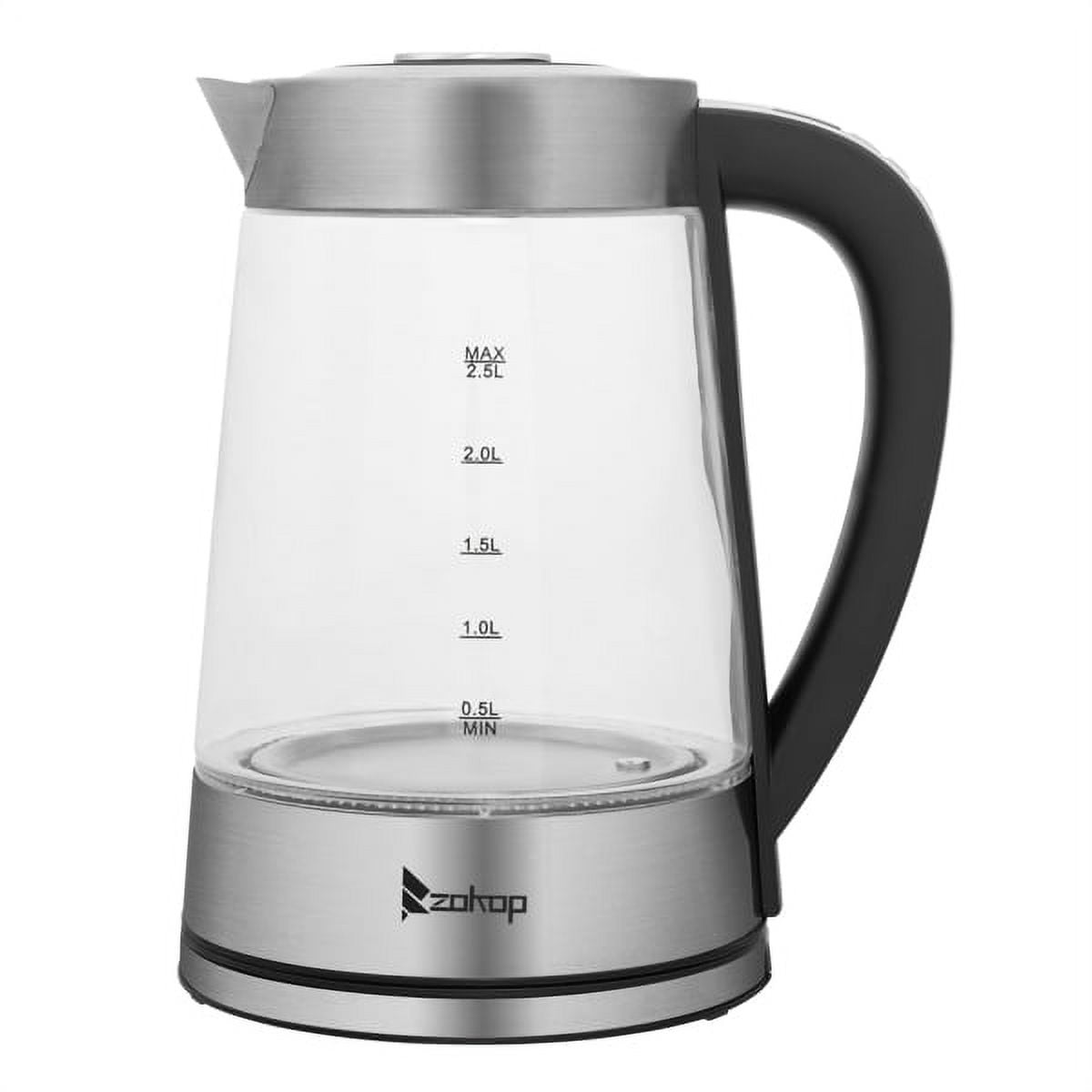 Blue Light Electric Kettle - High Borosilicate Glass, Fast Boiling, Small  Size, Perfect For Home Use