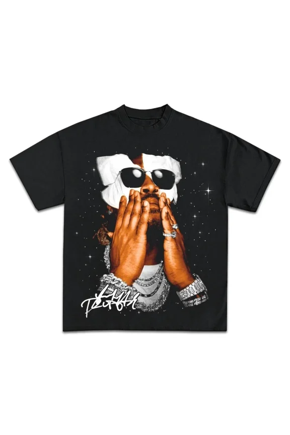 SALE Future Hendrix Icy Graphic T-Shirt, Black, Unisex Cotton S-5XL