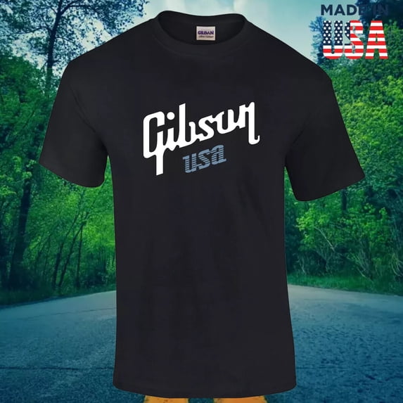 SALE!! Gibson Retro Vintage Unisex T-shirt S-5XL