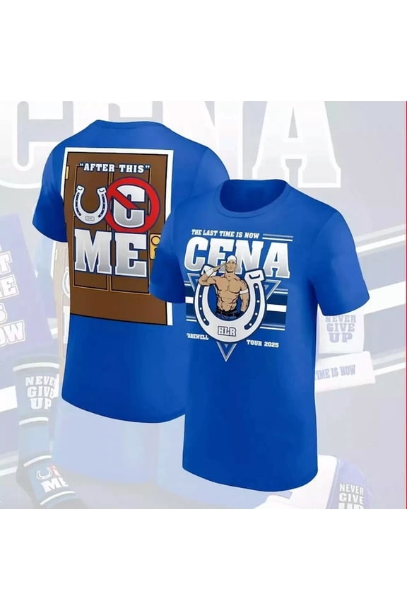 SALE John Cena Farewell Tour 2025 Indianapolis T-Shirt Royal Blue Shirt ,royal Color,Size M