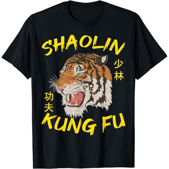 SALE NEW Shaolin Kung Fu Tiger Martial Arts T-Shirt Size S-5XL