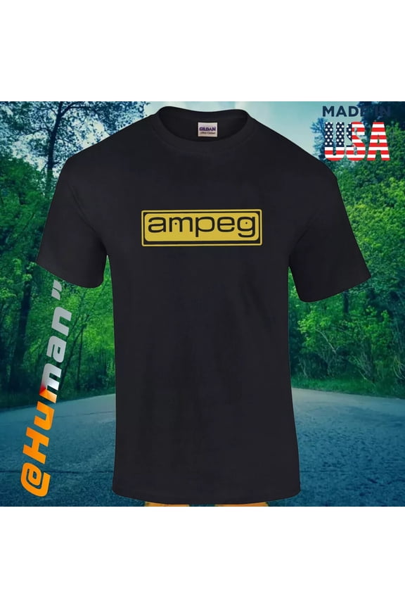 SALE!! Popular Ampeg Amps Bass Amp Guitar Men'S Black Unisex T-shirt S-5XL