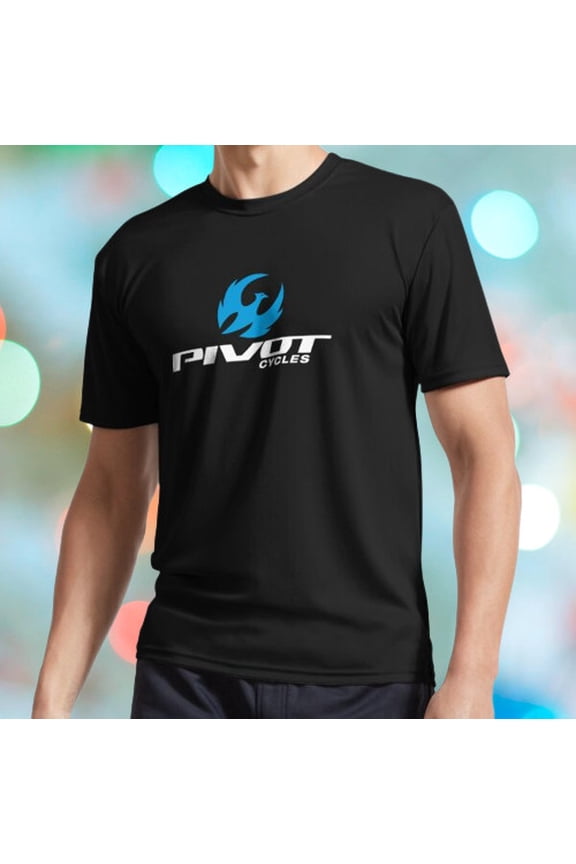 SALE SHIRT PIVOT CYCLES BLUE ACTIVE LOGO T-SHIRT UNISEX TEE FUNNY USA SIZE S-5XL