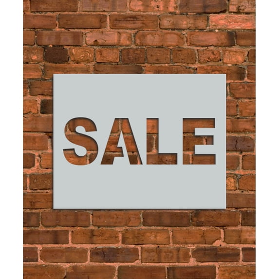 SALE Sign Stencil