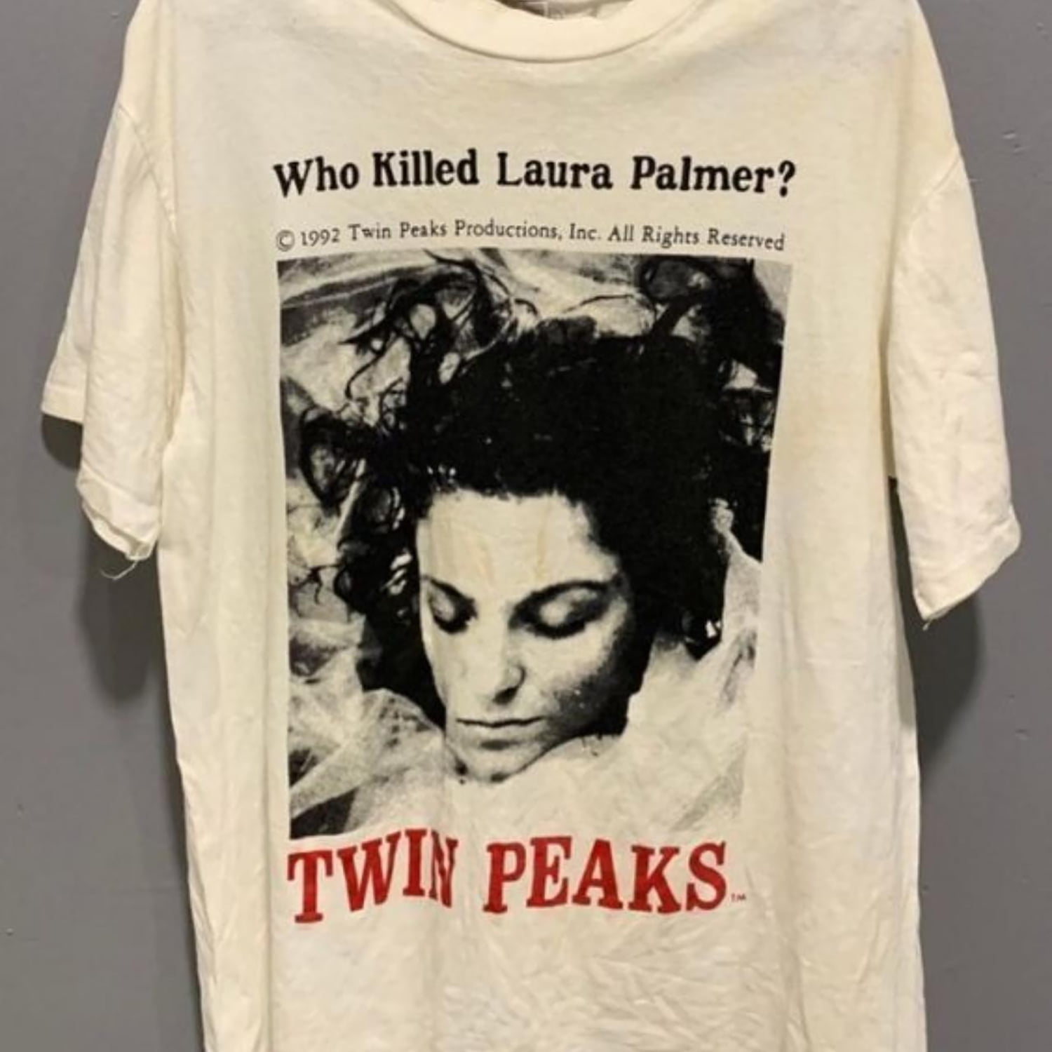 SALE Twin Peaks Who Killed Laura Palmer White