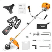 SALEM MASTER 51.7CC 2 Cycle Gas Powered Weed Eater Cordless Brush Cutter Straight Shaft Gas Trimmer