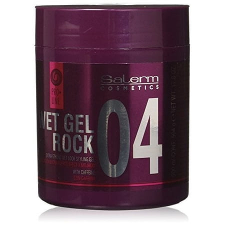 SALERM WET GEL ROCK 04 Extra-strong wet look styling gel with caffeine (17.8 oz / 500 ml)