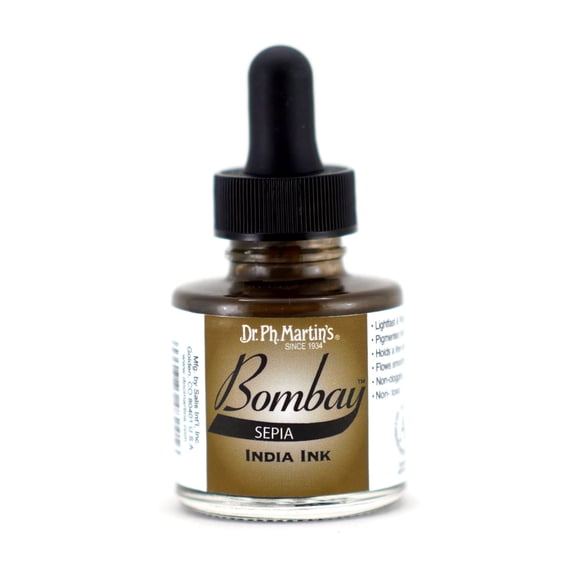 SALIS INTERNATIONAL, INC. 80081524BY BOMBAY INK SEPIA 1OZ