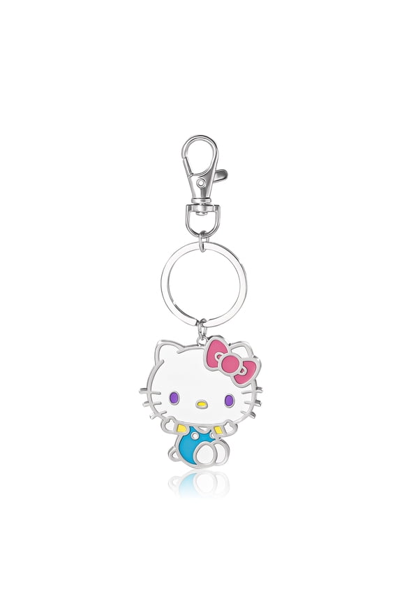 SALLY ROSE Hello Kitty Keychain Cute Official License, Enamel-Plated Fashion Sanrio Keychain with Lobster Clip Bag Charm
