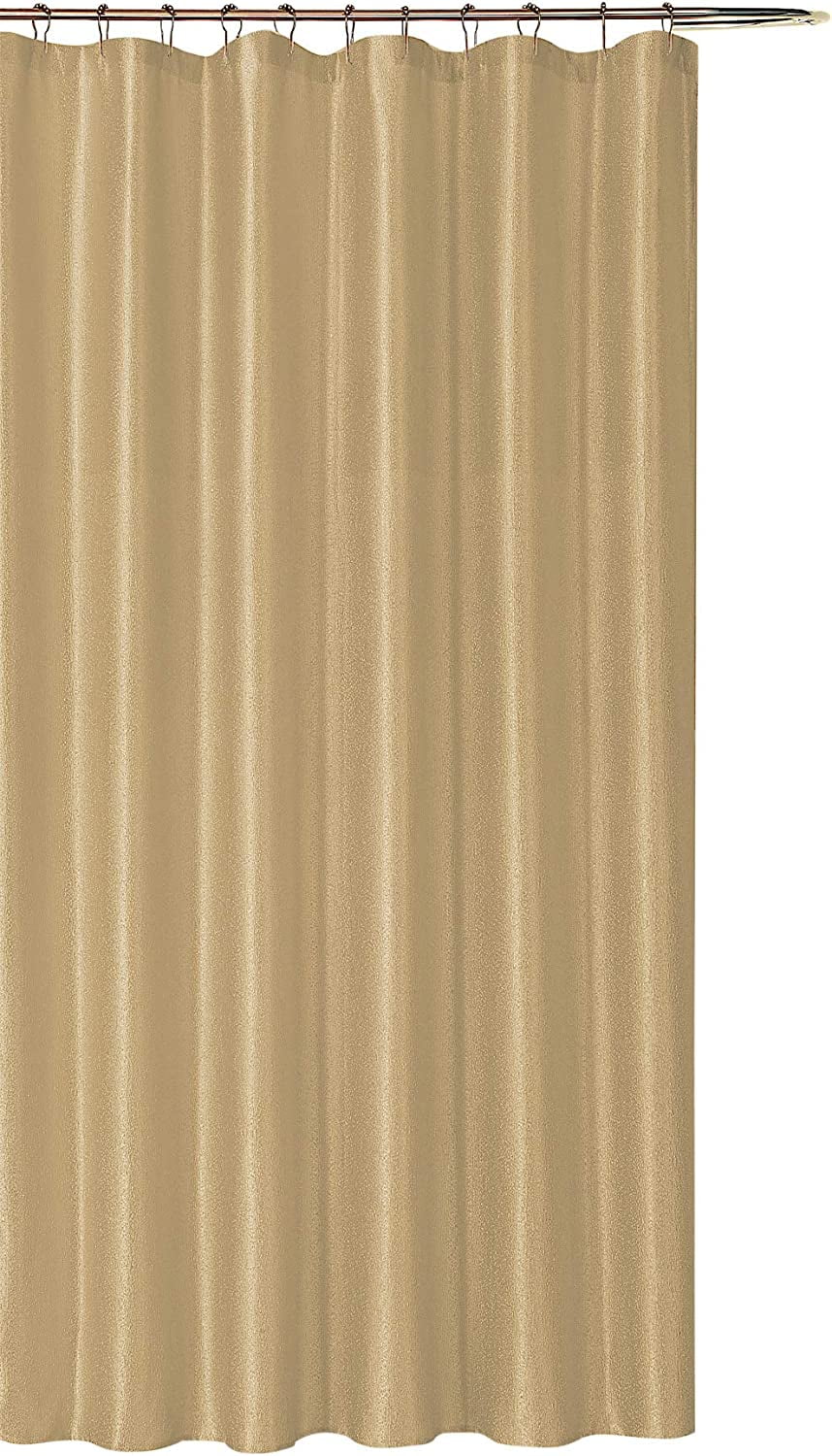SALLY TEXTILES INC Luxury Fabric Shower Curtain Shimmering Textured