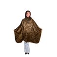 thumbnail image 1 of SALONCHIC Hair Salon Nylon Styling Cape with Leopard Pattern Design CA-4046, 1 of 1