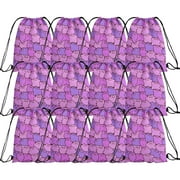 SALQGBUW-Pokemon 12 Pack Drawstring Candy Bags – Fun Cartoon Party Favor Bags for Kids Birthday, Celebrations, Gift Giving, and Everyday Surprises