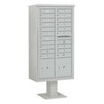 thumbnail image 1 of SALSBURY INDUSTRIES 3416D-20GRY Pedestal Mailbox,22 Doors,Gray,72 in., 1 of 3