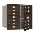 thumbnail image 1 of SALSBURY INDUSTRIES 3707D-12ZFU Horiz Mailbox,USPS,12Dr,Bronze,FL,27in, 1 of 3