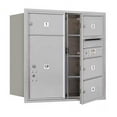 thumbnail image 1 of SALSBURY INDUSTRIES 3708D-04AFP Horiz Mailbox,Prvt,5Dr,Alum,FL,30-1/2in, 1 of 3