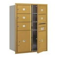 thumbnail image 1 of SALSBURY INDUSTRIES 3711D-05GFU Horiz Mailbox,USPS,7Dr,Gold,FL,41in, 1 of 3