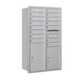 thumbnail image 1 of Salsbury Industries Recessed USPS 18 Door Rear Load 4C Horizontal Mail Center with 1 Parcel Locker, 1 of 3