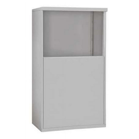 SALSBURY INDUSTRIES 3905D-ALM Free-Standing Enclosure,DC 5 Door,Gray