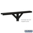 thumbnail image 1 of SALSBURY INDUSTRIES 4384BLK Roadside Mailbox Spreader,4 Wide,Black, 1 of 3