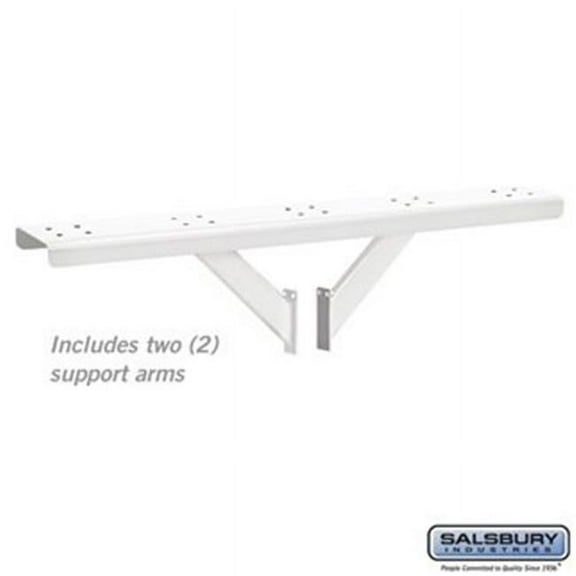 SALSBURY INDUSTRIES 4885WHT Rural Mailboxes Spreader,5 Wide,White