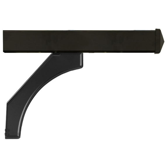 Arm Kit - Replacement for Deluxe Post for (2) Roadside Mailboxes - Black