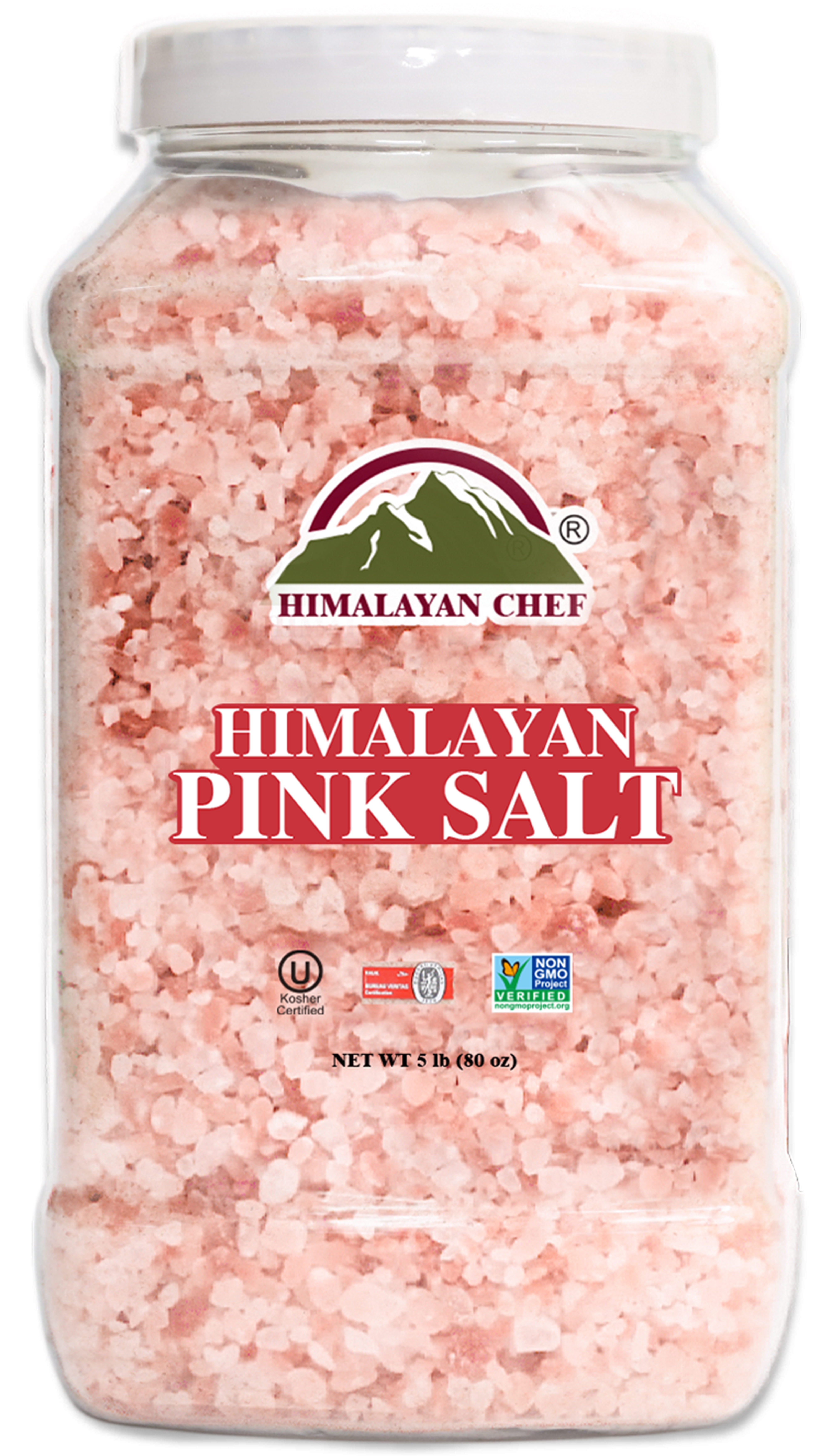 SALT 84 Himalayan Pink Salt Coarse Grain, Pure Unrefined Rock Salt, 5