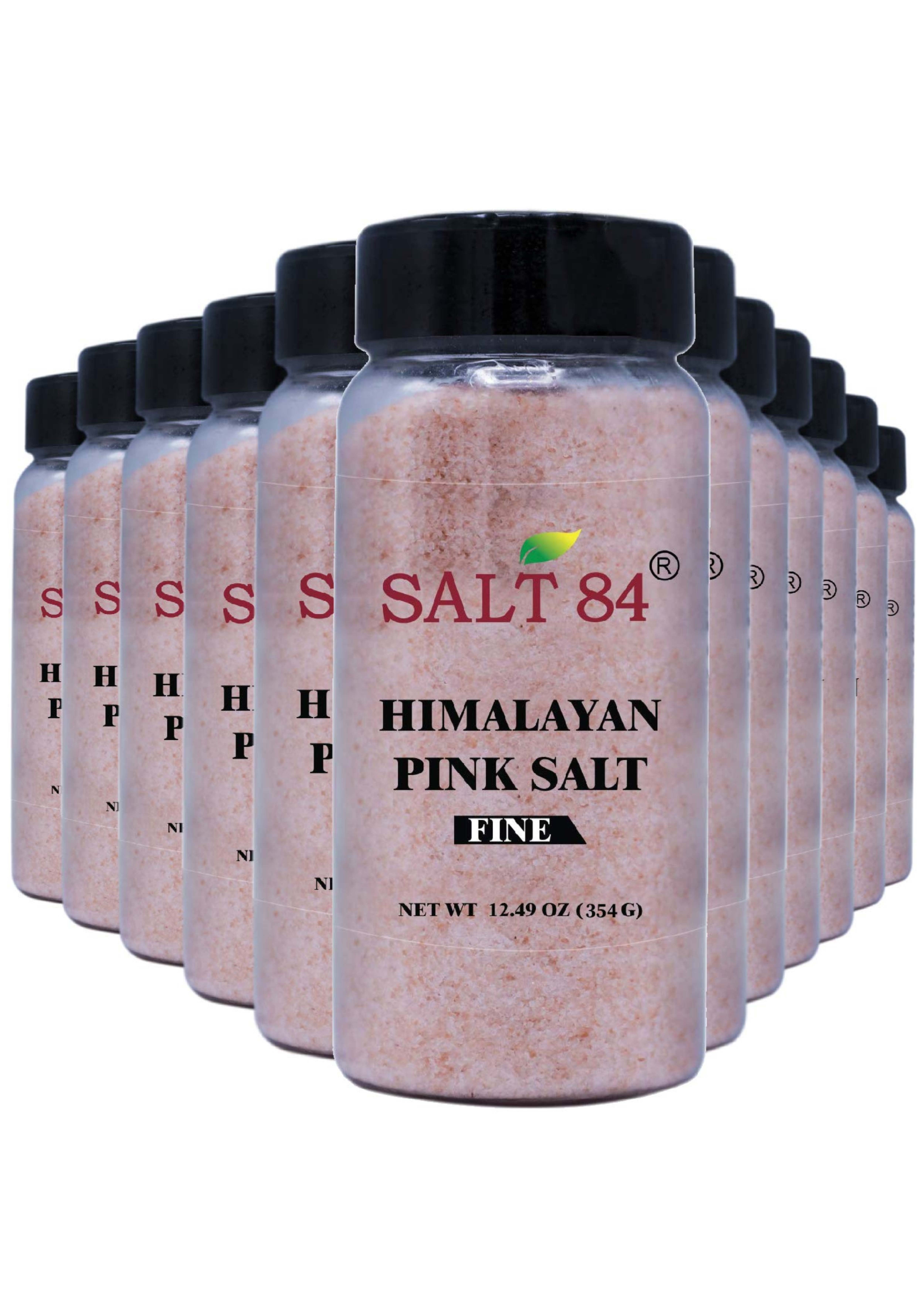 SALT 84 Pink Salt, Fine Grain, Non-GMO and Gluten Free, Plastic