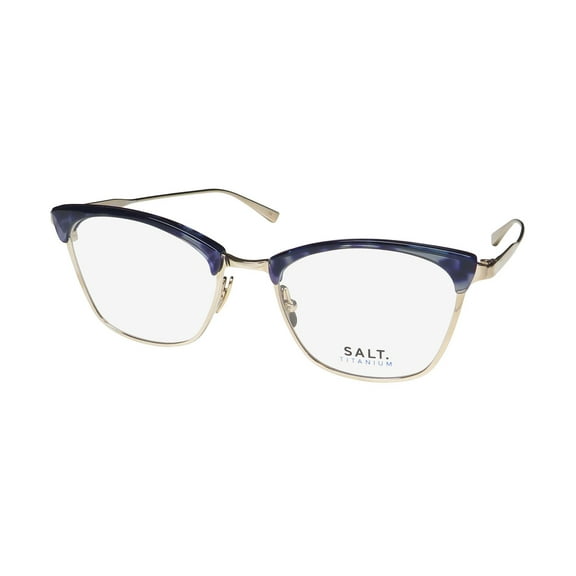 SALT ANGIE AUTHENTIC SLIM STYLE HIP CAT EYE TITANIUM EYEGLASS FRAME/GLASSES