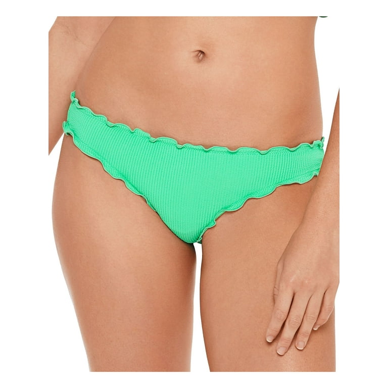 Ruffle hipster top bikini bottom