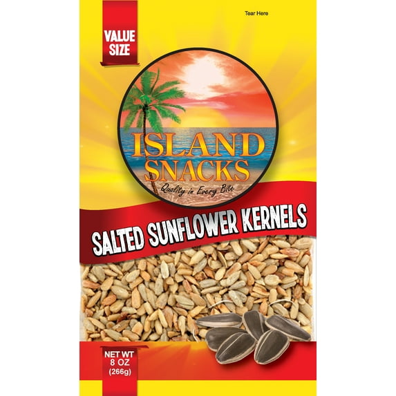 SALTED SUNFLOWER KERNELS 7.5 OZ