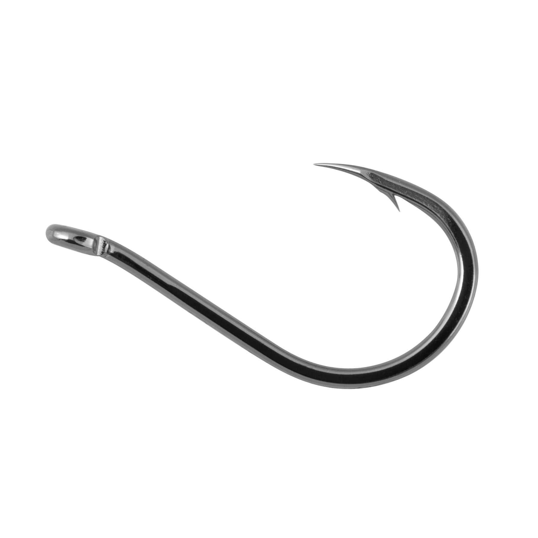 Tsunami SaltX Offset Light Circle Fishing Hook, Size 1/0, Black Nickel