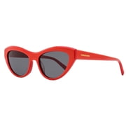 Salvatore Ferragamo SF 1103S Acetate Womens Cat-Eye Sunglasses Red 55mm Adult