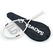 SALYWEE POWER 100 Adult Tennis Racket - Carbon Fiber Composite, 16×19 Strung Pattern, Simple & Elegant Design, Free Bag Included