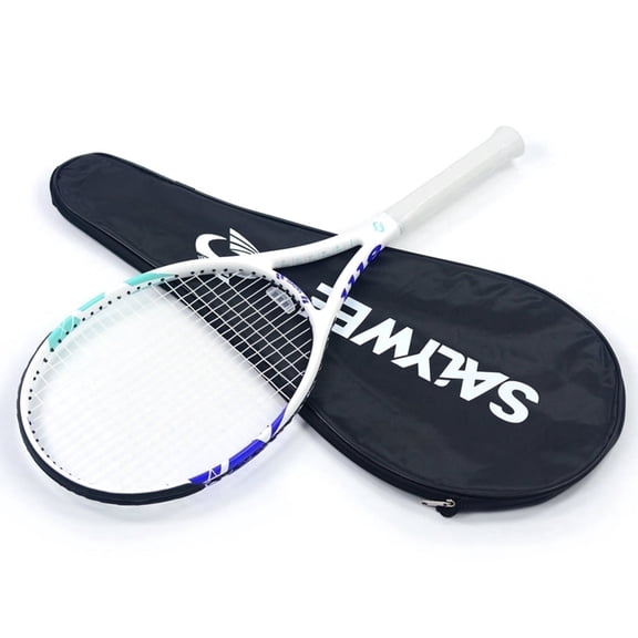 SALYWEE Professional Carbon Fiber Tennis Racket, 265±5g Lightweight Pre-Strung Racquet, Aerospace-Grade Frame, Hexagon Honeycomb Tech, Free Carrying Bag, Perfect Tennis Gift Idea