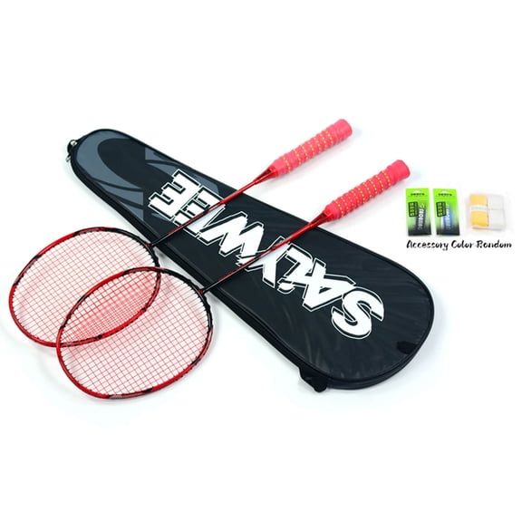 SALYWEE DARKNESS 4U Full Carbon Fiber Badminton Racket with Free Bag, Lightweight, Balanced Offense-Defense