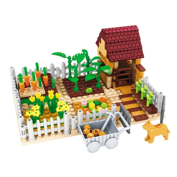 SALYWEE Farm Model Building Blocks 260+ Pieces - Holiday Gift for Kids
