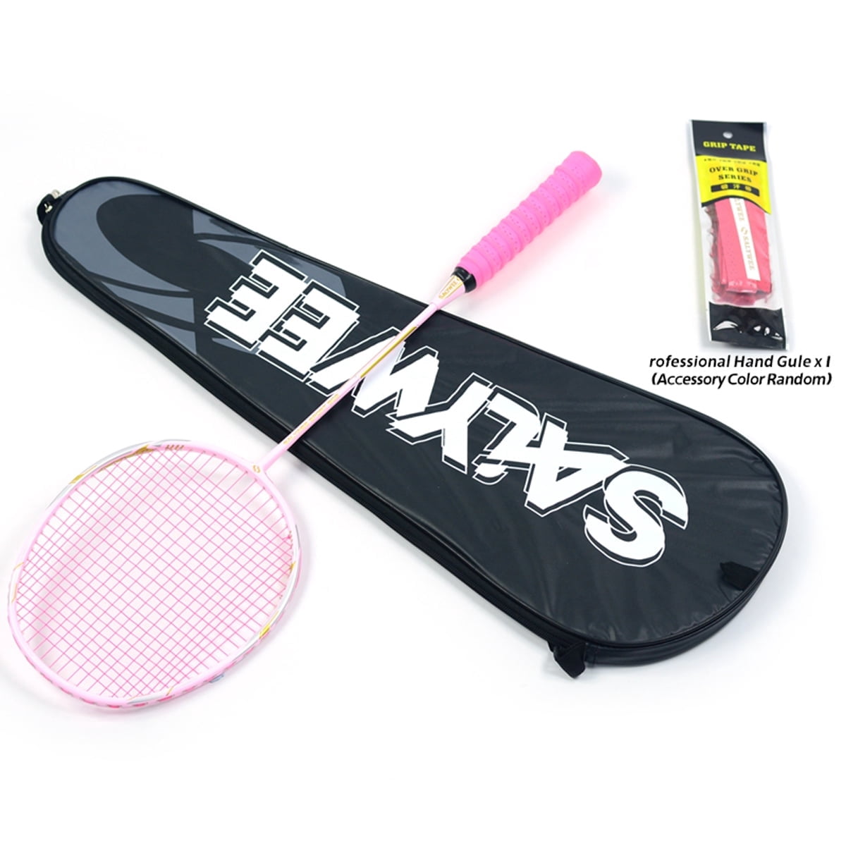 Carbon Fiber Badminton Racket Flexpro - 4U 26LBS Tension Head Light ...
