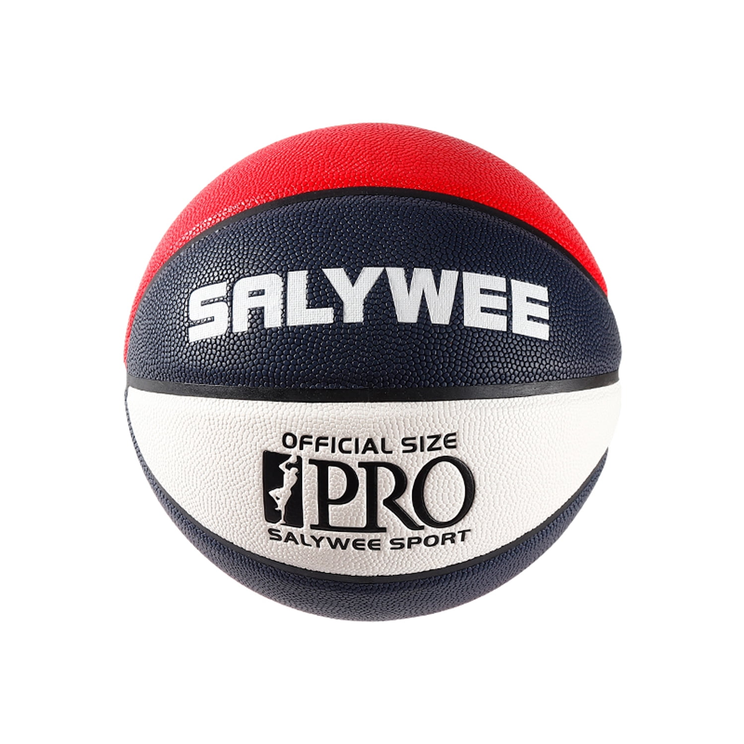 SALYWEE Lightweight Size 7 PU Basketball for Beginners' Play & Training, School Use