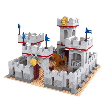 SALYWEE European Medieval Castles DIY Buillding Blocks, Knights Castle Guards Tower, Chessboard, Demon Castle, Holiday Gift Toys