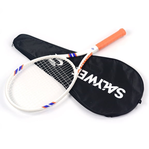 SALYWEE POWER 2.0 Adult Tennis Racket - Carbon Fiber Composite, 16×19 Strung Pattern, Simple & Elegant Design, Free Bag Included