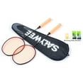 thumbnail image 1 of SALYWEE SF Full Carbon Fiber 6U G5 Orange Pro Badminton Racket 28-32LBS, Free Accessories, 1 of 14