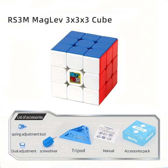 SALYWEE 3x3 Magnetic Speed Cube for Adults, Dragon Scale Non-Slip Magic Cube with Magnetic Levitation & Ball-Axis Design, Smooth Fast Rotation, Full Tools Set, Ideal Puzzle Gift