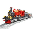 thumbnail image 1 of SALYWEE Vintage Steam Train Building Blocks, Working Wheels – 400+ Pcs for Enthusiasts 6+, 1 of 7