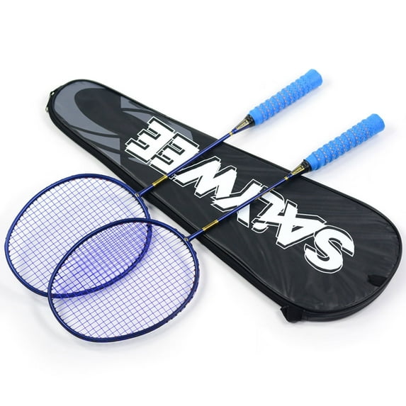 SALYWEE ZHUJIE Pro 4U Full Carbon Fiber Badminton Racket Set for Men and Women – Flexible Shaft, 30lbs Tension