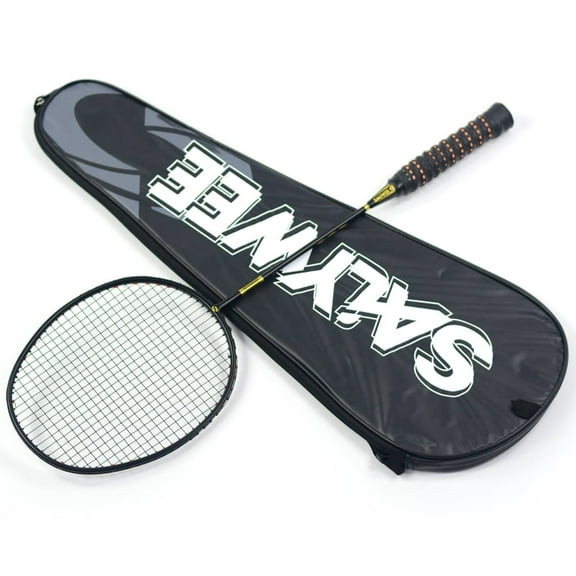 SALYWEE ZHUJIE Pro 4U Full Carbon Fiber Badminton Racket Set for Men and Women – Flexible Shaft, 30lbs Tension
